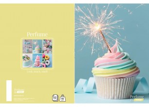 Bilježnica A4 Spiralna  crte  Parfume